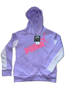 Girls Purple Puma hoodie - Picture 1 of 3