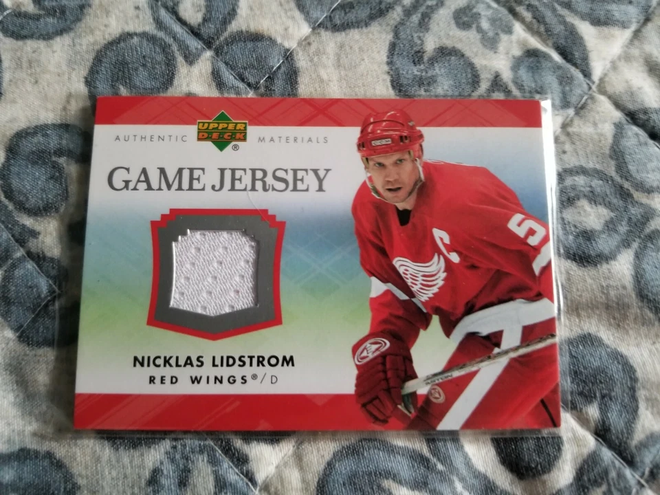 2007-08 Upper Deck Hockey Game Jersey Nicklas Lidstrom - Image 1 of 2