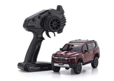 MINI-Z 4x4 ReadySet Toyota LAND CRUISER 300 GR SPORT vermelho escuro mica 32538MR - Imagem 1 de 4