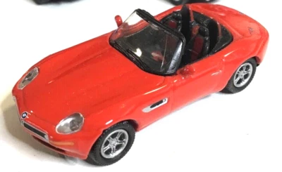 HIGH SPEED RED BMW Z8 CABRIOLET CONVERTIBLE 1/87 HO RTR BUILT/4 layout top down - Image 1 of 4