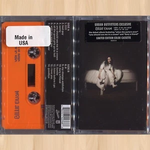 Billie Eilish WHEN WE ALL FALL ASLEEP, WHERE DO WE GO? Orange UO CASSETTE 0131 - Picture 1 of 2
