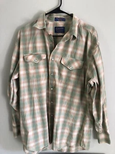 New Pendleton Rancher Pearl snap Shirt Long Sleeve Larg - Picture 1 of 4