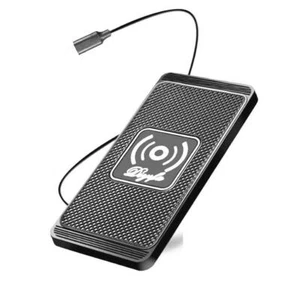 Wireless Charger Smart Sensor Pad Car Phone Holder Fast Charger Mount 15W Black - Picture 1 of 11