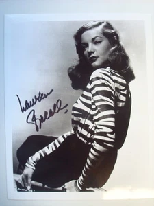 LAUREN BACALL AUTOGRAPHED PHOTO - Picture 1 of 1