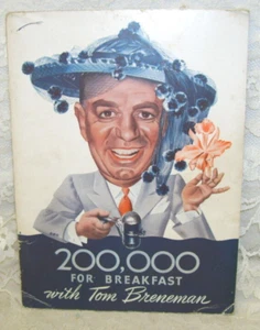 Jokes and Stories 1943 Antique Booklet 200,000 For Breakfast With Tom Breneman - Picture 1 of 3
