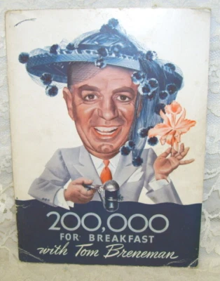 Jokes and Stories 1943 Antique Booklet 200,000 For Breakfast With Tom Breneman - Image 1 of 3