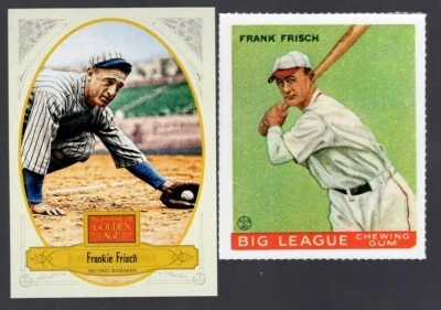 Frankie Frisch Lot of 2 2012 Panini Golden Age/ Dover Reprint of 1933 Goudey - Image 1 of 2