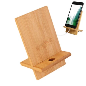 1x Universal Wooden Desk Tabletop Phone Tablet Stand Holder Mount Detachable - Photo 1 sur 12