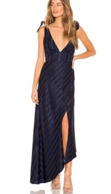 Vestido Formal Keepsake The Label Abound Largo Completo S (US4) Azul Marino Nuevo con Etiquetas $220 Foto 1 de 4