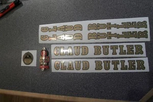 Claud Butler Sticker Set and Metal Badge - Picture 1 of 2