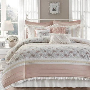 ✅ Madison Park 9 Piece Duvet Cover Set King/cal King - Picture 1 of 3