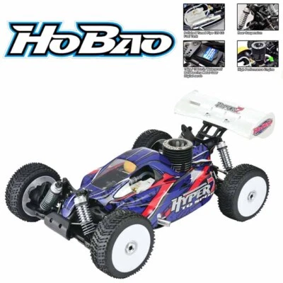 NEW HoBao Racing 1/8 Hyper 7 TQ Sport Nitro Buggy Blue RTR with Radio / H-2802 - Image 1 of 4