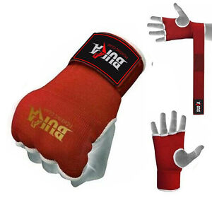 BUKA™ Gel Padded Inner Gloves with Hand Wraps MMA Muay Thai Boxing Fight PAIR 