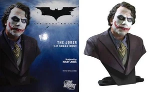 Batman CABALLERO OSCURO JOKER ESCALA 1/2 LIMITADA BUSTO DE MEDIOS MIXTOS ~ Heath Ledger NUEVO - Imagen 1 de 2