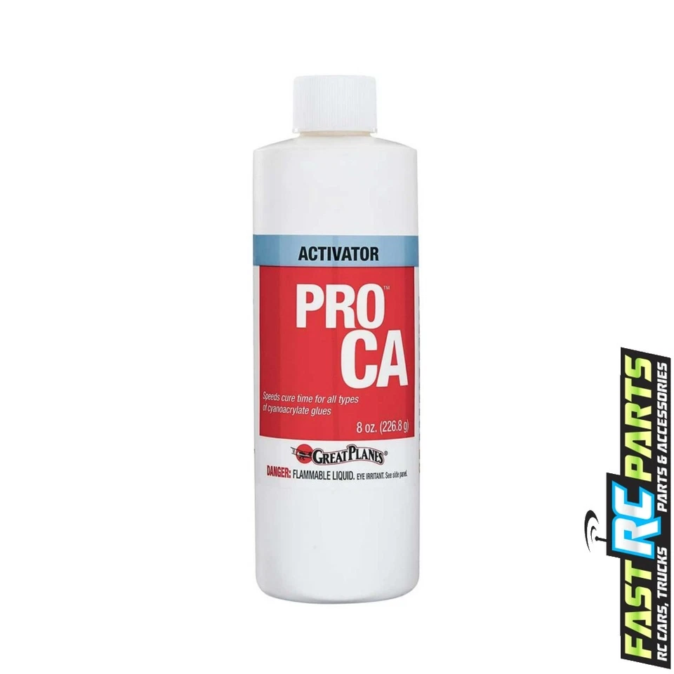 GPMR6036 Pro CA Foam Safe Activator Refill 8 oz Great Planes - Image 1 of 1
