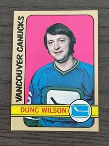 1972-73 Topps Dunc Wilson #91 Vancouver Canucks 