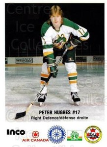 1987-88 Sudbury Wolves Police #17 Peter Hughes