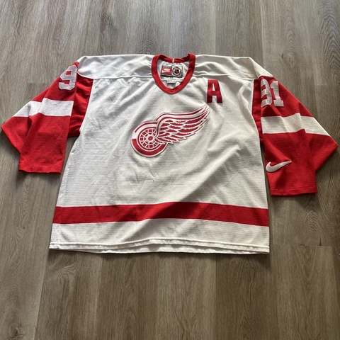 Detroit Red Wings Sergei Fedorov Jersey Nike XL 52 Circa 1996-98 Made In Canada Cover