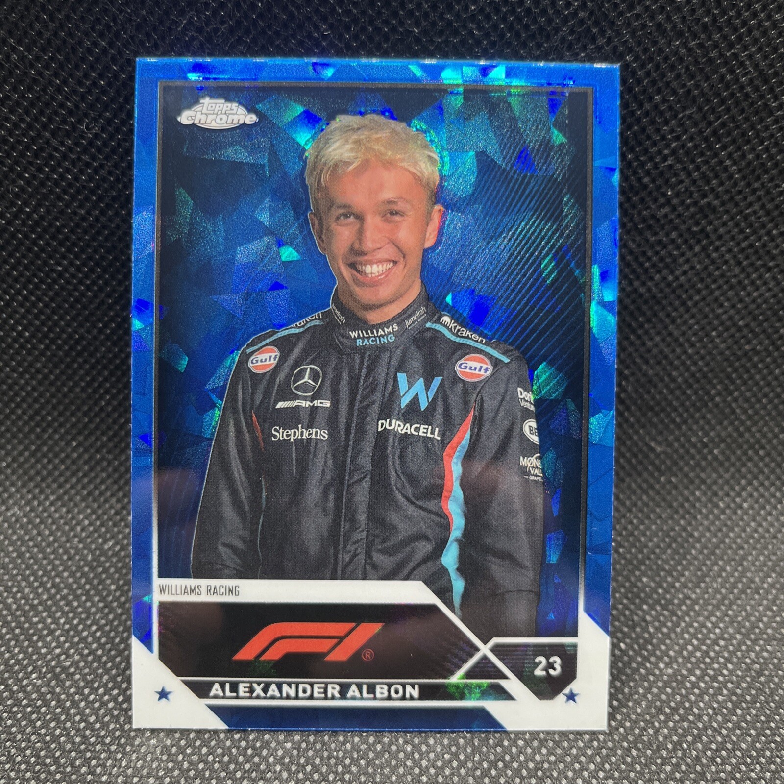 2023 Topps Chrome Sapphire F1 ALEXANDER ALBON Base Williams Racing #61