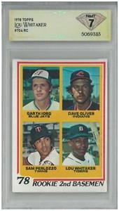1978 Topps Lou Whitaker - '78 Rookie 2nd Basemen #704 RC 💎 DSG 7 Near Mint