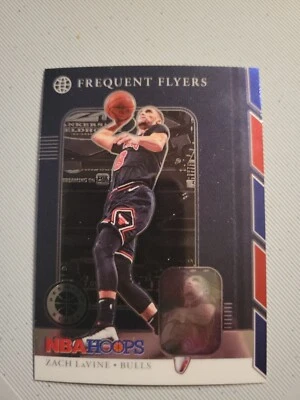2019-20 nba hoops premium stock silver Prizm frequent flyers zach lavine #7 F17 - Image 1 of 2