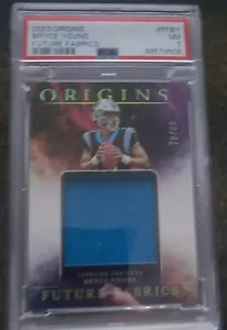 2023 Panini Origins Football Bryce Young Future Fabrics #79/99 RC Panthers - Picture 1 of 3