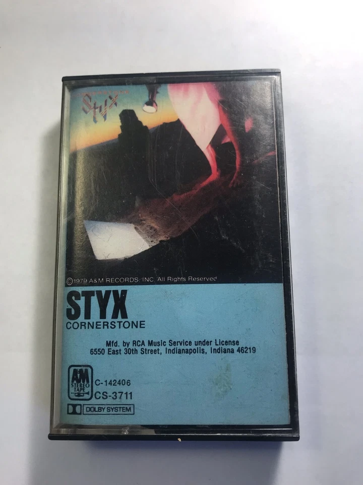 STYX Cornerstone Cassette Tape 1979 A&M - Image 1 of 1