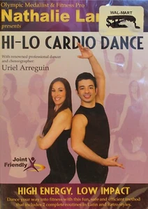 NEW Nathalie Lambert Hi-Lo Cardio Dance Workout Fitness DVD Joint Friendly - Imagen 1 de 3