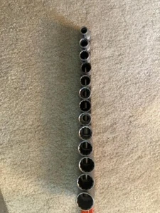 Vintage Craftsman 13 Socket Lot 6 pt 3/8" - 1" - Picture 1 of 2