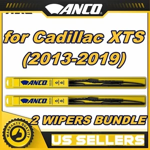 2x ANCO Wiper Blades Set for Cadillac XTS (2013-2019) Direct Fit Pair,Front - Picture 1 of 13
