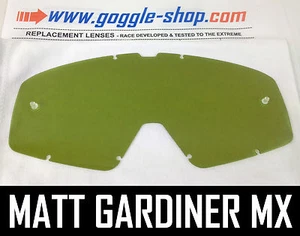 GOGGLE-SHOP REPLACEMENT LENS for FOX MAIN MOTOCROSS MX GOGGLES GREEN TINT pro - Picture 1 of 1