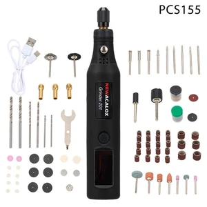 1 Set USB Cordless Electric Mini Drill Grinder Polishing Engraving Pen Tool Kit - Picture 1 of 26