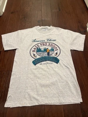 Camiseta deportiva Bass Pro Shops vintage años 90 equipo para hombre mediana hecha en EE. UU. Foto 1 de 4