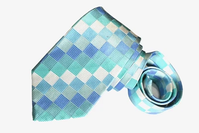 CORBATA HOMBRE TURNBULL & ASSER AZUL/GEOMÉTRICA ANCHO: 3,75" LARGO: 58" Foto 1 de 4