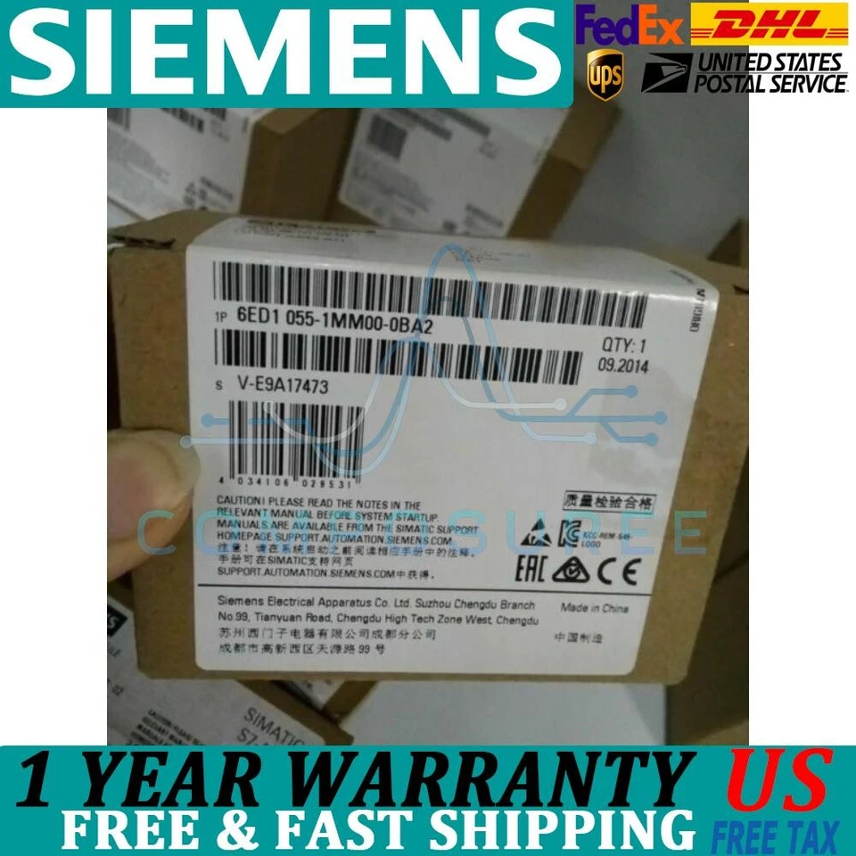 New Siemens LOGO! AM2 AQ expansion 6ED1055-1MM00-0BA2 6ED1 055-1MM00-0BA2 - Image 1 of 4