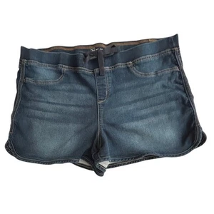 Pantaloncini jeans blu No Bo No Boundaries vita media elasticizzati pull up XXL - Foto 1 di 10
