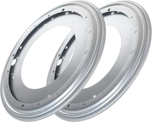 2 Pack Flat Lazy Susan Turntable Bearing 12 inch Round Lazy Susan Hardware 516 T - Picture 1 of 7