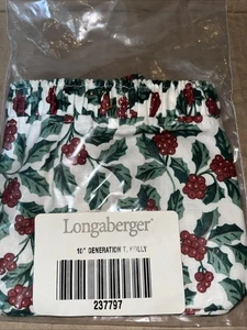 Longaberger 10" Generations T. Holly Liner - Neu 237797 - Bild 1 von 2