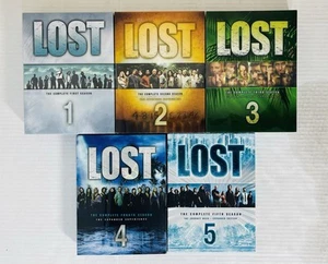 Lost Seasons 1-5 DVD Box Sets ABC Original TV Series - Picture 1 of 3