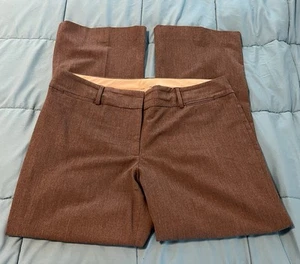 Ann Taylor Loft Women's Size: 14 Julie Trouser Dark Gray Wide Leg Dress Pants - Picture 1 of 4