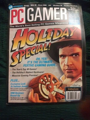 Vintage Computer Video Game Magazine 1998 PC Gamer "Holiday Special" - Image 1 of 4