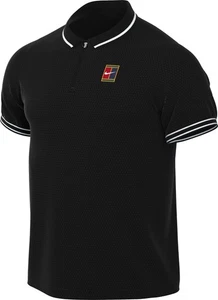NikeCourt Heritage Men's Tennis Polo (Black/White, FQ2101-010) Size Large - Picture 1 of 5