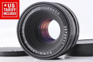 【N MINT】 Leica Leitz Canada Summicron R 50mm f/2 3Cam MF Lens w/ Caps From JAPAN - Picture 1 of 16