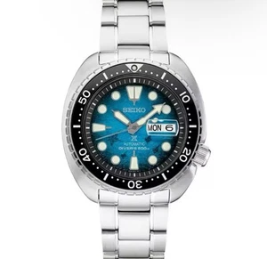 Ultra rare Deep Divers Seiko Blue Dial Sapphire Silver Band Watch Brand New - Picture 1 of 1