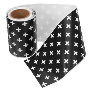  1 Roll Bulletin Board Border: 5m Scalloped Rolled Trim Cross Pattern For - Picture 1 of 17