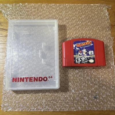 Rocket: Robot on Wheels (Nintendo 64, 1999) N64 Tested & Working W/ Protector - Image 1 of 4