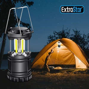 ExtraStar LED Camping Lantern 2 Mode Portable Collapsible Emergency Light Hiking - Picture 1 of 9