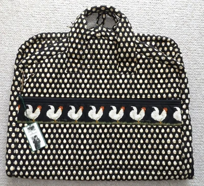 VERA BRADLEY вися одежды одежды сумка Chanticleer - цыплята яйца черный - новый с Ярлыками - Изображение 1 из 4