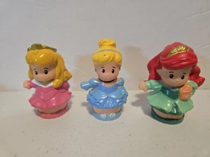 Little People Disney Princess Figures Aurora Cinderella Ariel 2013 - Picture 1 of 2