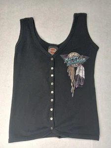 Vintage Harley Davidson Tank Shirt Damen, RALEIGH, NC.   - Bild 1 von 8